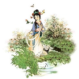 位圖 人物 女人 花 免費(fèi)素材