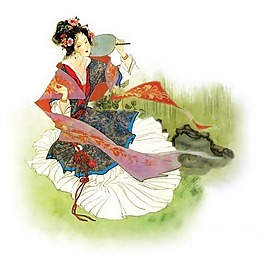 位圖 人物 女人 色彩 綠色 免費素材