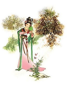 位圖 人物 女人 花 免費(fèi)素材