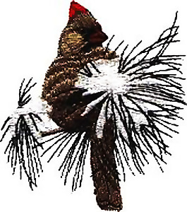 繡花 動物 鳥 色彩 灰色 免費素材