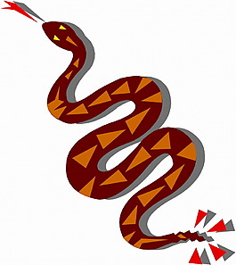 印花矢量圖 動(dòng)物 蛇 抽象動(dòng)物 色彩 免費(fèi)素材