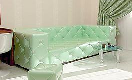 ACME FURNITURE Sofa 绿色网纹沙发