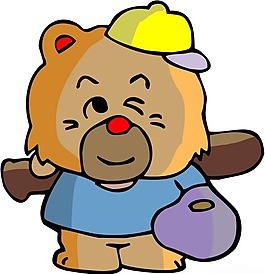 位圖 卡通動(dòng)物 熊 可愛卡通 色彩 免費(fèi)素材