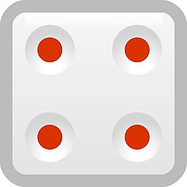游戲骰子小應(yīng)用程序圖標(biāo)
