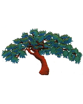 繡花 植物 樹(shù) 松樹(shù) 色彩 免費(fèi)素材