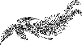 印花矢量圖 動(dòng)物 鳥(niǎo)類 鳳凰 吉祥 免費(fèi)素材