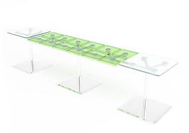 CASAMANIA  X-Tile 532 綠色格子塑料桌