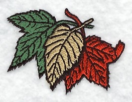 繡花 植物 樹葉 色彩 紅色 免費(fèi)素材