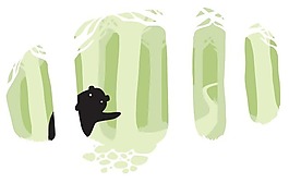 位圖 動物 熊 森林 色彩 免費素材