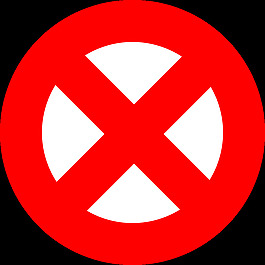 禁止标志禁止标志，中止