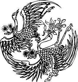 印花矢量圖 動物 徽章標記 色彩 民族 免費素材