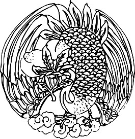 印花矢量圖 動物 色彩 花紋 民族 免費素材