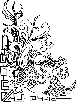 印花矢量圖 動物 色彩 花紋 民族 免費素材