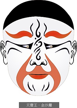 印花矢量圖 臉譜 民族 京劇 其他 免費(fèi)素材