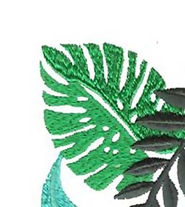 繡花 植物 葉 色彩 藍(lán)色 免費(fèi)素材