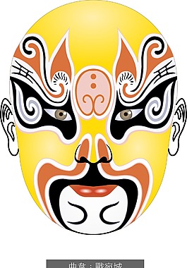 印花矢量圖 臉譜 民族風(fēng) 彩色 免費(fèi)素材
