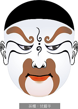 印花矢量圖 臉譜 民族風(fēng) 彩色 免費(fèi)素材