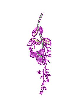 繡花 植物 花 花紋 色彩 免費(fèi)素材