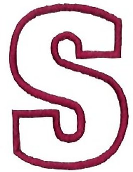 文字 英文 色彩 紅色 S 免費(fèi)素材