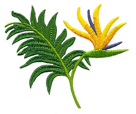 繡花 植物 樹 葉子 色彩 免費(fèi)素材