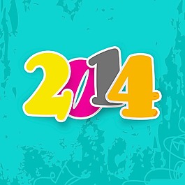 2014新年快樂的慶祝活動(dòng)背景