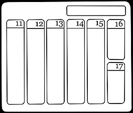 calendrier semaine /每周日歷