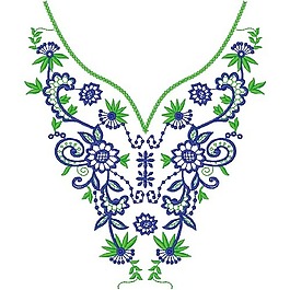 繡花 植物 花 花紋 領(lǐng)邊 免費素材
