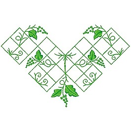 繡花 植物 花 花紋 領(lǐng)邊 免費素材