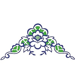 繡花 植物 花 花紋 花邊 免費(fèi)素材