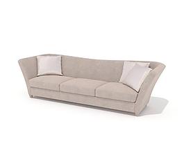 Sofa咖啡色时尚现代多人沙发083