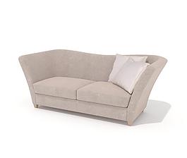 Sofa咖啡色时尚现代多人沙发084