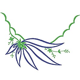 繡花 植物 草 花 花紋 免費素材