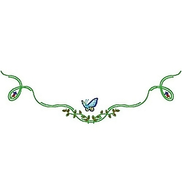 绣花 植物 草花 花纹 免费素材