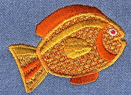 繡花 動(dòng)物 魚 熱帶魚 色彩 免費(fèi)素材