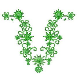 繡花 植物 花 色彩 花紋 免費(fèi)素材
