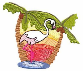繡花 動物 鳥類 植物 樹 免費素材