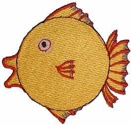 繡花 動物 魚 色彩 紅色 免費素材