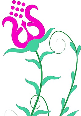 裝飾花紋元素插畫
