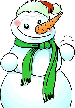 位圖 節(jié)日喜慶 圣誕節(jié) 雪人 圣誕帽 免費(fèi)素材