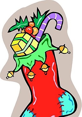 位图 节日喜庆 圣诞节 圣诞礼物 袜子 免费素材
