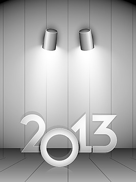 2013新年快樂的程式化的背景