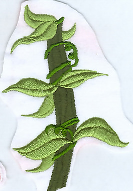绣花 植物 树 色彩 绿色 免费素材