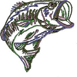 繡花 動(dòng)物 魚(yú) 色彩 免費(fèi)素材