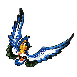 繡花 動物 鳥類 色彩 五顏六色 免費素材