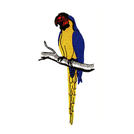 繡花 動物 鳥類 色彩 五顏六色 免費素材