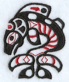 繡花 動(dòng)物 魚(yú) 色彩 吉祥 免費(fèi)素材
