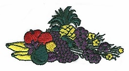 繡花 植物 水果 色彩 免費(fèi)素材