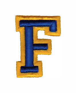 繡花 文字 英文 色彩 F 免費(fèi)素材