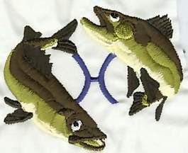 繡花 色彩 綠色 動(dòng)物 魚 免費(fèi)素材