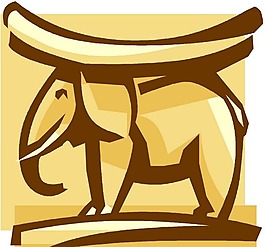 位圖 動物 大象 色彩 單色 免費(fèi)素材